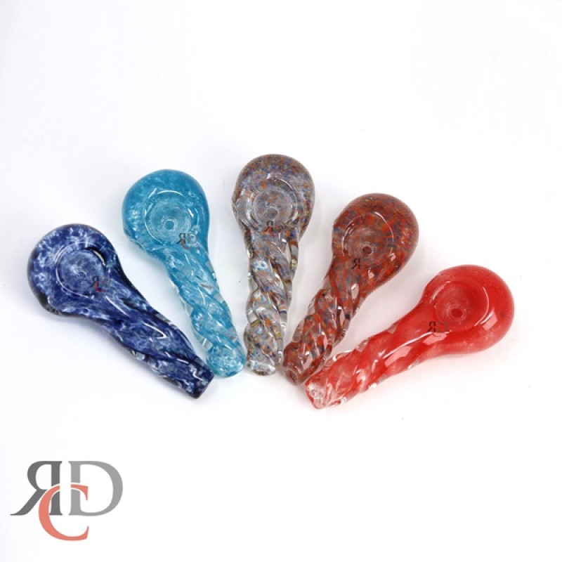 HAND PIPE TWISTED FRIT SPOON GP208 1CT