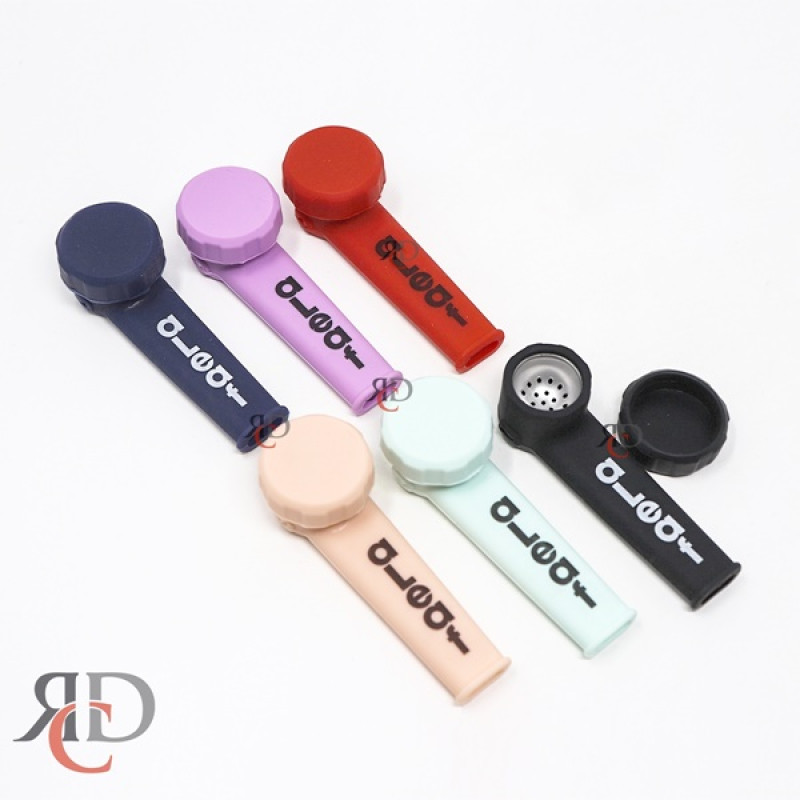SILICONE HAND PIPE ALEAF SP254 1CT