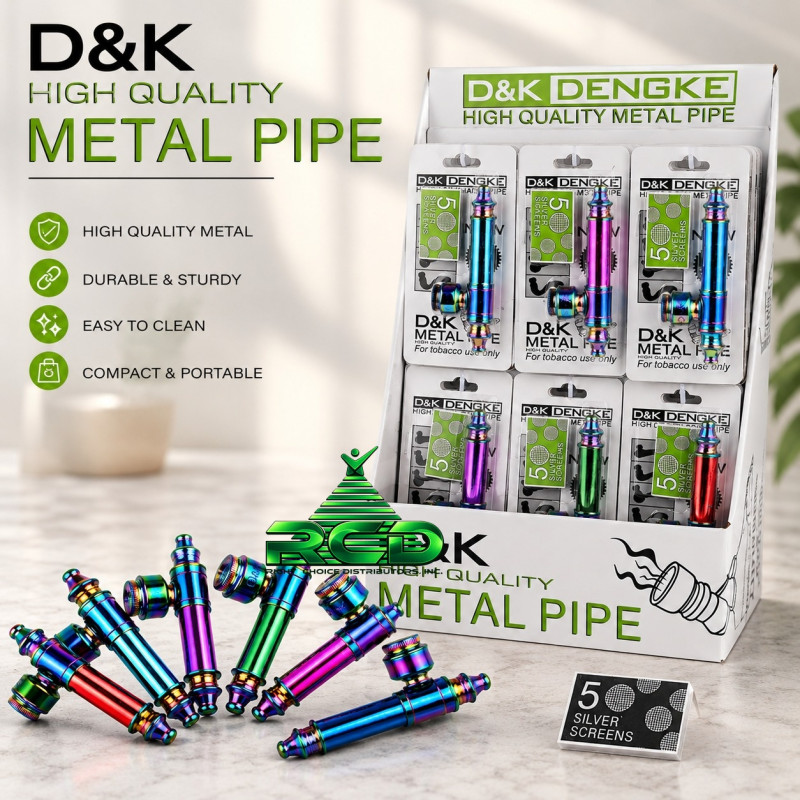 METAL PIPE W/ SCREEN - MP87 24CT/ DISPLAY