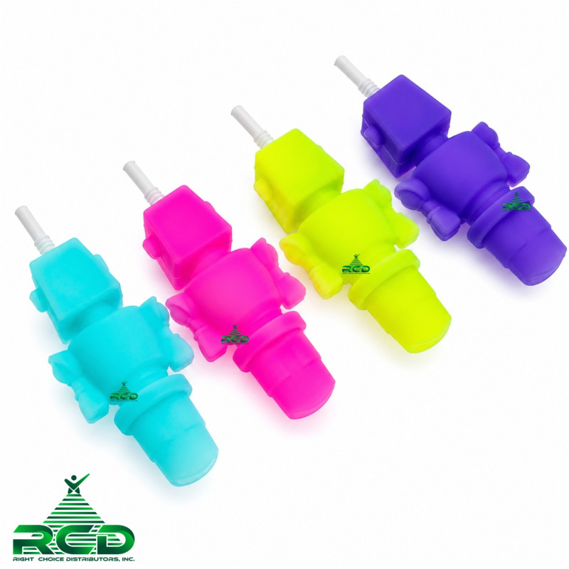 SILICONE NECTOR COLLECTOR GLOW IN DARK ROBOT NCS307 1CT