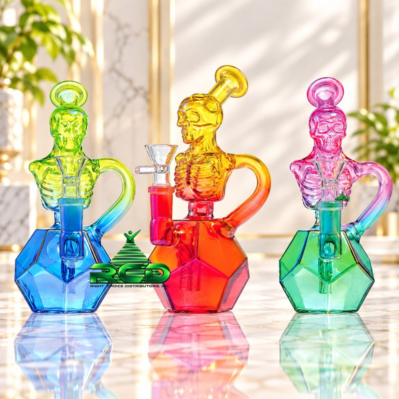 WATER PIPE SKULL WP1338 1CT