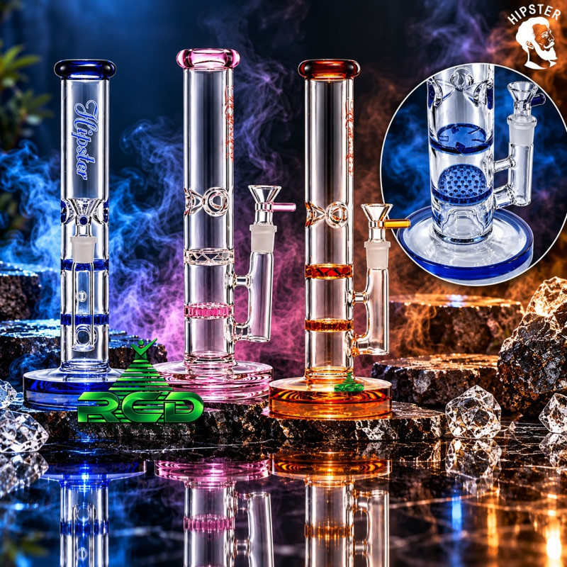 WATER PIPE WORKED HONEY COMB & TURBINE PERC WP1852 1CT