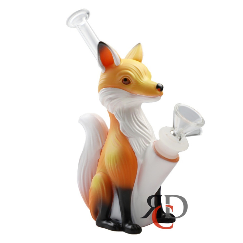 SILICONE WATER PIPE LITTLE FOX WPS7013 1CT