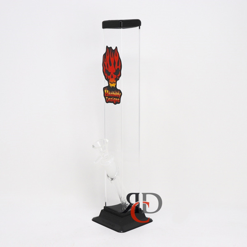WATER PIPE ACRYLIC 12" SQUARE POLYCARB GOG WPA1207 1CT