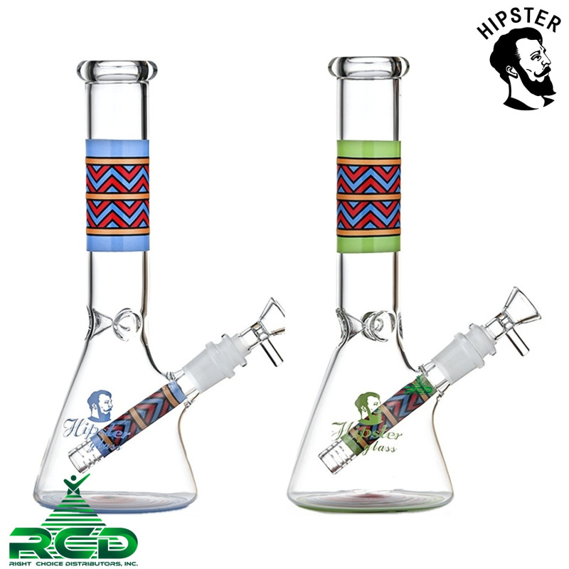 WATER PIPE BEAKER RETRO GEOMETRIC PATTERN WP12106 1CT