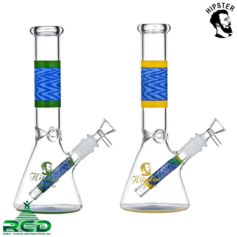 WATER PIPE BEAKER SWIRL PATTERN WP12109 1CT