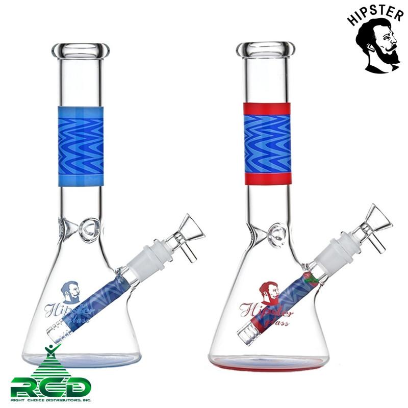 WATER PIPE BEAKER SWIRL PATTERN WP12109 1CT