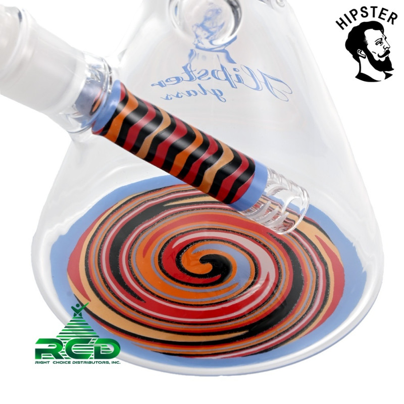 WATER PIPE BEAKER WAVY STRIPE WP12105 1CT
