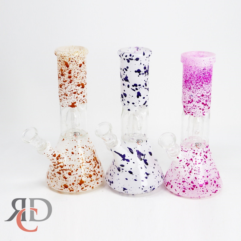 WATER PIPE SINGLE PERCULATOR COLOR PAINT ART PR1019