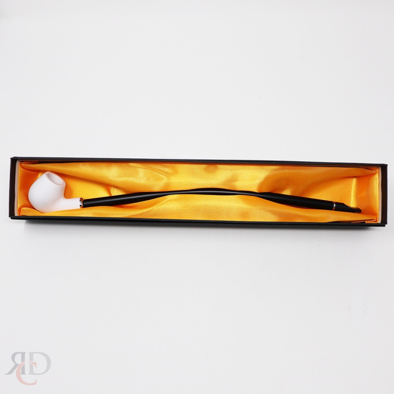 SMOKING WOOD PIPE EXTRA LONG W/ GIFT BOX HIGH QUALITY